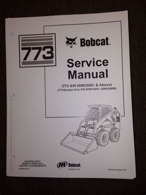 773 bobcat skid steer repair manual|bobcat 773 for sale craigslist.